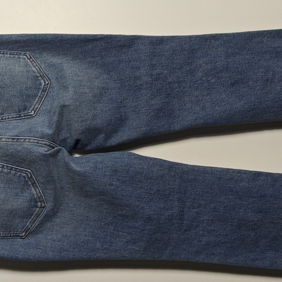 MADEWELL Curvy Kick Out Crop Jeans in Light Wash Size 26 - Picture 12 of 16